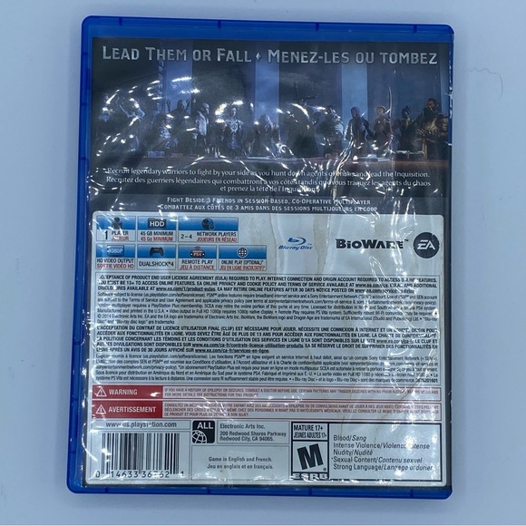 BIOWARE Dragon Age: Inquisition (Sony PlayStation 4, 2014) - Picture 5 of 5